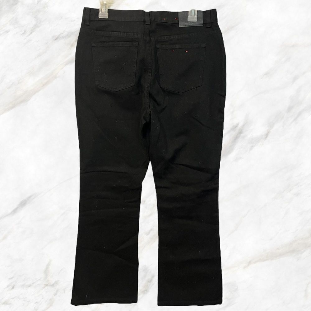 Ralph Lauren Black Boot Cut Denim Jeans Size 10 Petite - Picture 3 of 8